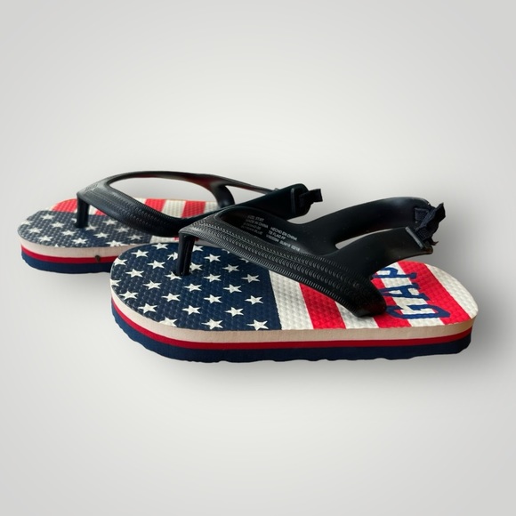 Unisex Children 5T/6T GAP Flip Flops American Flag New Without Tag - Picture 6 of 12